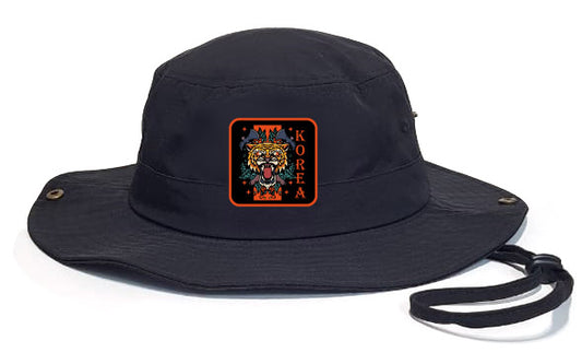 South Korea Boonie Hat, Tiger Skull