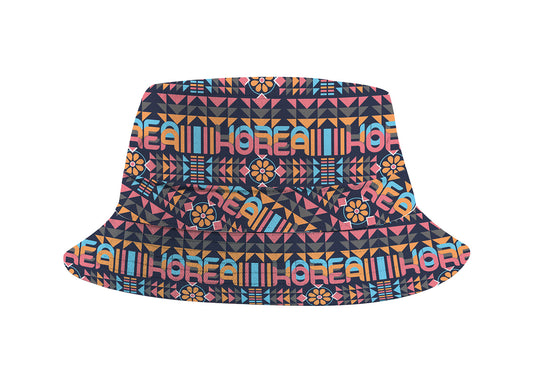 South Korea Bucket Hat, Geo Hanbok