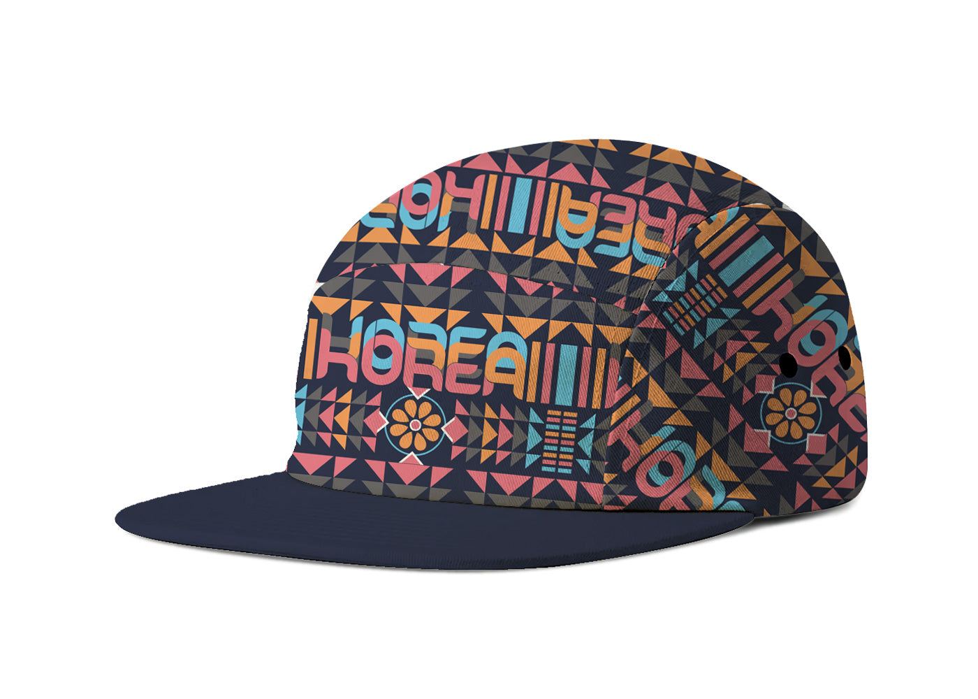 South Korea Camper Hat, Geo Hanbok