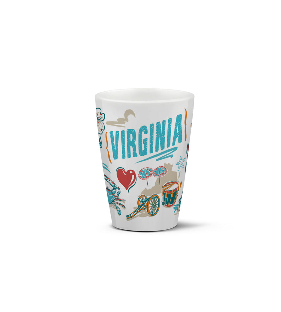 Virginia Shot Glass, 2 oz