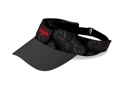 Hawaii Visor Hat, Midnight Palm