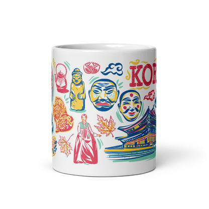 South Korea Mug, 14 oz