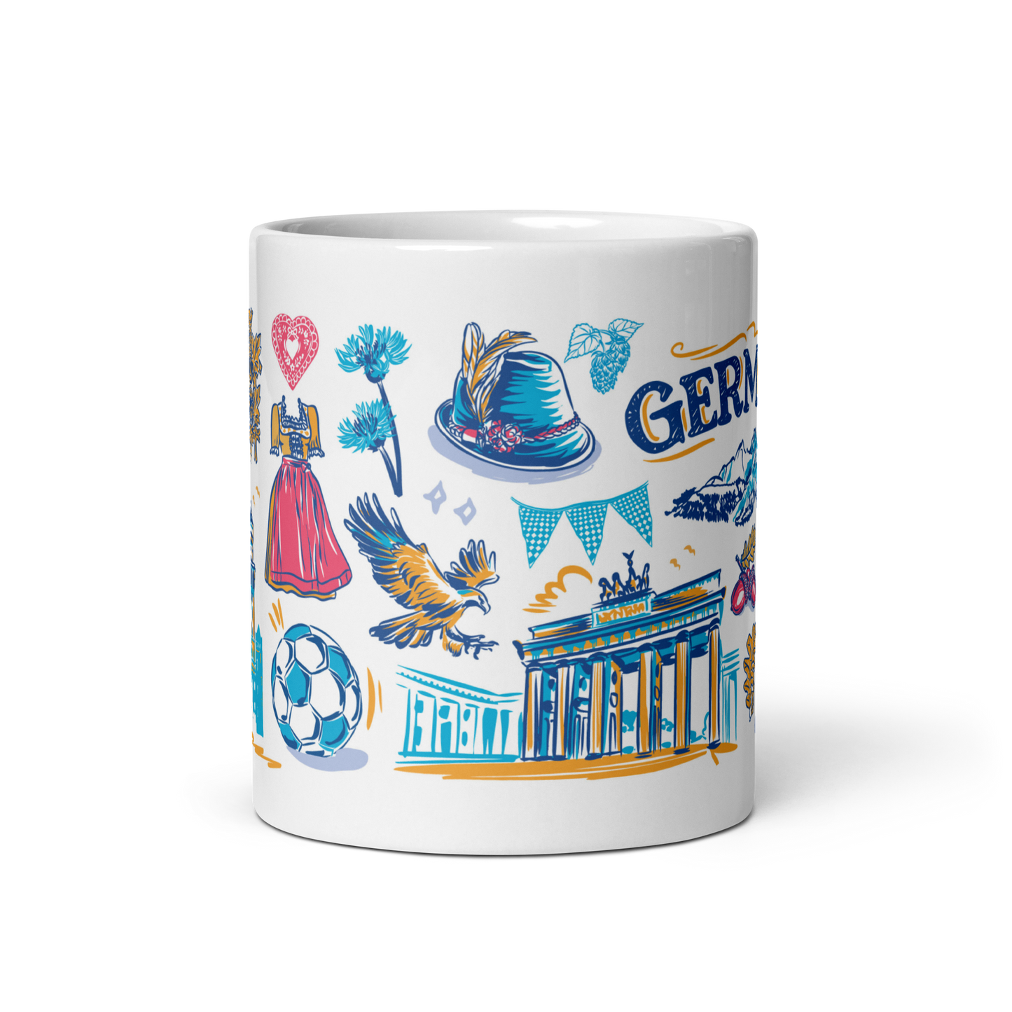 Germany Mug, 14 oz