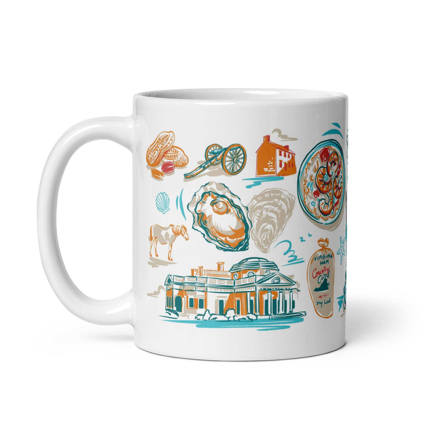 Virginia Mug, 14 oz