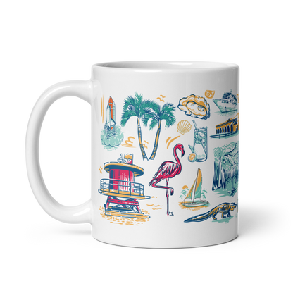 Florida Mug, 14 oz