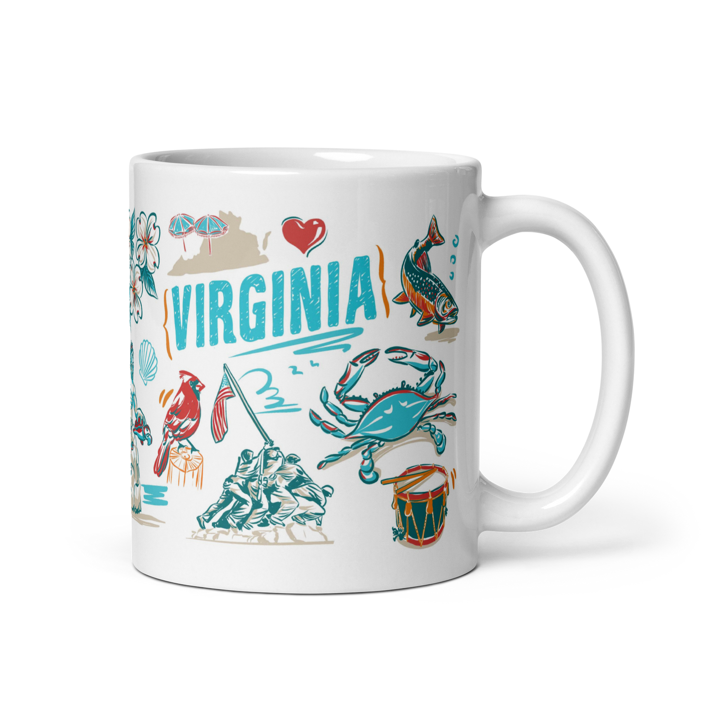 Virginia Mug, 14 oz