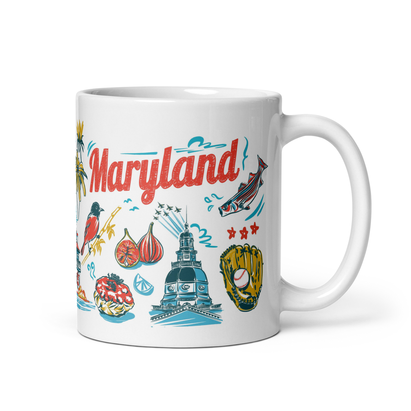 Maryland Mug, 14 oz