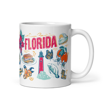 Florida Mug, 14 oz