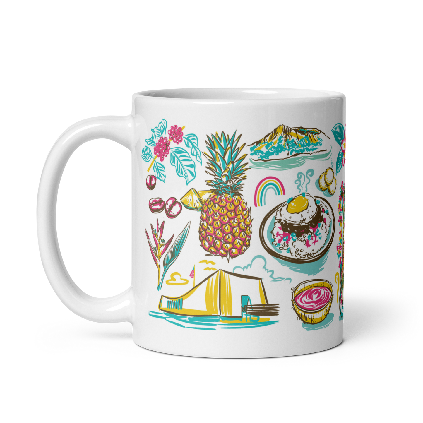 Hawaii Mug, 14 oz